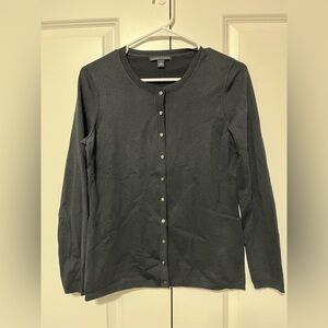 Banana Republic Silk Blend Black Cardigan